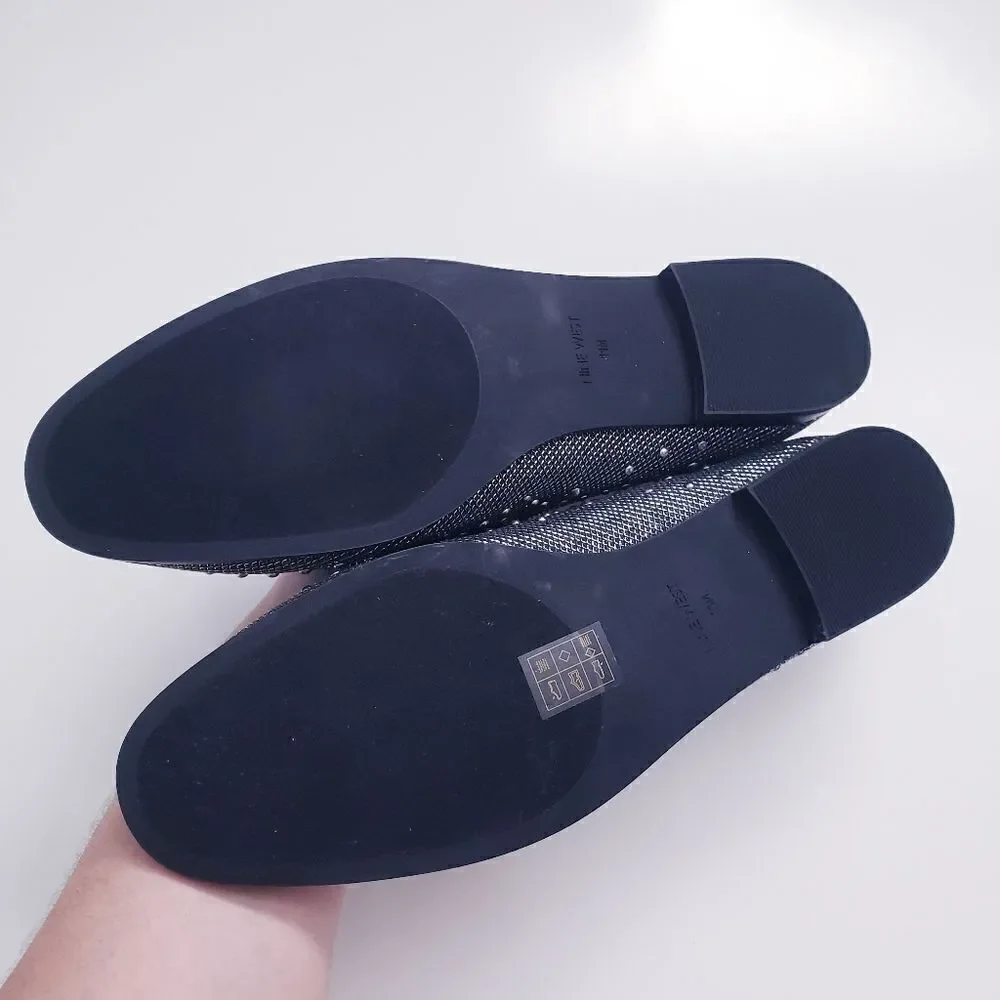 Nine West Westoy Black Metallic Studded Loafer